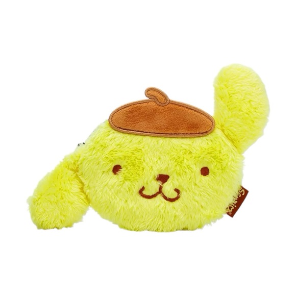 NEW Loungefly Sanrio Hello Kitty Pompompurin Fuzzy Coin Wallet Purse - Picture 1 of 6